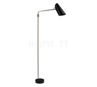 Northern Birdy Swing, lámpara de pie, negro/latón