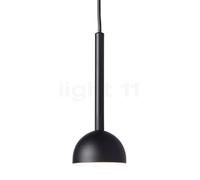 Northern Blush, lámpara de suspensión LED, negro mate