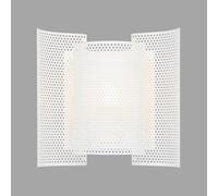 Northern Butterfly perforated aplique, blanco