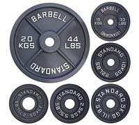 NORTHERN - Disco olímpico de hierro fundido de 5 cm, para levantamiento de pesas, peso muerto, entrenamiento de fuerza, gimnasio en casa, 1.25, 2.5, 5, 10, 15, 20, 25 kg, juego de 2 pares