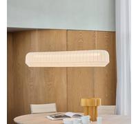 Northern Lámpara colgante LED Tradition lineal, textil, blanco roto EC:EPREL:2303084