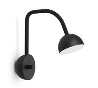 Northern Lámpara de pared Blush negro