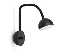 Northern Blush, lámpara de pared LED, negro mate