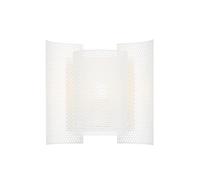 Northern Lámpara de pared Butterfly perforada blanco