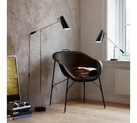 Northern Lámpara de pie retro Birdy en negro/latón True