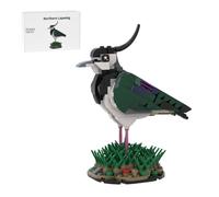 Northern Lapwing Bird - Juego de bloques de construcción MOC-242376 con temática de la naturaleza para adultos, decoración artística de oficina en casa, regalos STEM para amantes de los animales y