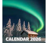 Northern Lights 2026 Calendar: A Year of Aurora Borealis Magic | Stunning Night Sky Photography & Monthly Planner for Nature Lovers