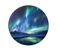Northern Lights Button Pins 1 Pc, 2.4 Inch Round Button Badge Metal Imagen Personalizada Foto Pin Botones Kit Para Suministros Artesanales Navidad DIY Proyectos de Fiesta, Talla Única, Ninguno