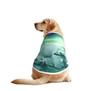 Northern Lights - Chaleco de perro con estampado de oso polar, suave, transpirable, ropa sin mangas, ropa de moda para razas medianas y grandes