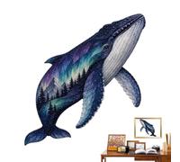 Northern Lights Craft Kit - Wildlife Fabric Art, Pre Cut DIY Sewing Pieces