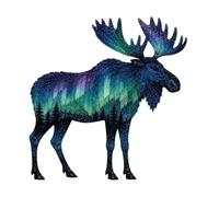 Northern Lights Craft Kit - Wildlife Fabric Art, Pre Cut DIY Sewing Pieces