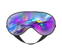 Northern Lights - Máscara reversible para dormir, ideal para camping, meditación y turnos, ajuste cómodo, sin fugas de luz