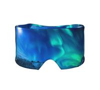 Northern Lights - Orejeras para dormir con estampado de luces boreales, máscara de bloqueo de ruido y cobertura de luz, ayuda para dormir