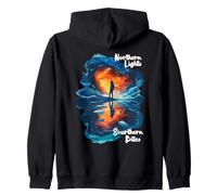 Northern Lights, Southern Bites Sudadera con Capucha