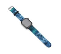 Northern Lights Wolf - Correas de repuesto de silicona para Apple Watch, 38mm/40mm, Acero inoxidable, Amatista