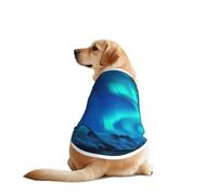Northern Lights1 - Chaleco para perro, suave, transpirable, sin mangas, ropa de moda para razas medianas y grandes