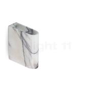 Northern Monolith, portavelas de pared, mármol blanco