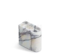 Northern Monolith, portavelas, low - mármol blanco , Venta de almacén, nuevo, embalaje original