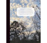 Northern Oak Paperback Composition Notebook, Standard Size, College Ruled, Original Photo: 200 Pages, Black Lined, White Paper, For Writing, ... School, College, Etc. (The Scenic Collection)