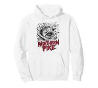 Northern Pike Ambush Point Profundidad del Lago 30 pies Sudadera con Capucha