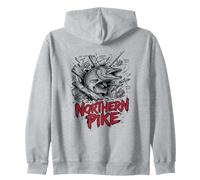 Northern Pike Ambush Point Profundidad del Lago 30 pies Sudadera con Capucha