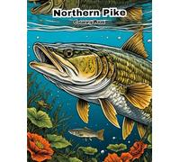 Northern Pike Coloring Book for Kids: Fun & Easy Freshwater Fish Art! (UNDER THE SEA COLORING BOOKS)