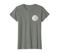 Northern Soul Wigan - Parche de 3er Aniversario Camiseta, Mujer, Verde Militar Jaspeado, L