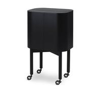 Northern Vitrina bar con ruedas Loud Negro