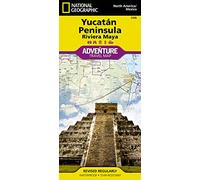 Northern Yucatn/maya Sites, Mexico: Travel Maps International Adventure Map (National Geographic Adventure Map) [Idioma Inglés]: 3105 (ADVENTURE MAP - 1/500.000)