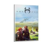 Northgard - Póster de videojuegos, 1 póster decorativo para pared, lienzo e impresión artística moderna para decoración de dormitorio familiar, 30 x 45 cm