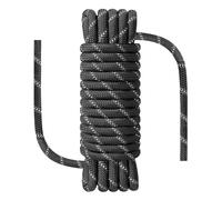NorthPada 10mm x 30 Meter Cuerda Nailon Estática para de Escalada, Exteriores, Trabajos Pesados, Trabajos Arboricultura, Anclaje Embarcaciones, Emergencia Rapel, Suspensión Columpios, Negro