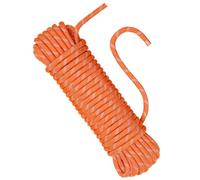 NorthPada 10mm x 5 Meter Cuerda Nailon Estática para de Escalada, Exteriores, Trabajos Pesados, Trabajos Arboricultura, Anclaje Embarcaciones, Emergencia Rapel, Suspensión Columpios, Naranja