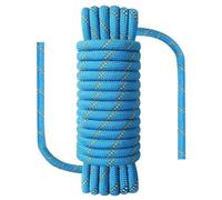 NorthPada Cuerda de anclaje, nailon, 3/8 pulgadas x 16 pies, 15 kN, azul reflectante, impermeable, flotante, para navegación, marina, amarre, kayak, canoa, tabla de remo