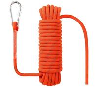 NorthPada Cuerda flotante de amarre de 10 mm, 32 pies, 10 metros, cuerda de amarre para barco, cuerda marina, líneas de muelle, kayak, canoa, remolque, línea reflectante naranja