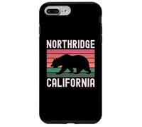 Northridge California Bear Retro 818 San Fernando Valley SFV Carcasa para iPhone 7 Plus/8 Plus