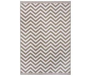 NORTHRUGS Alfombra para Interior y Exterior, 80 x 150 cm, Resistente a la Intemperie, diseño Moderno en Zigzag, Alfombra para balcón, terraza, jardín, Invernadero, Alfombra Impermeable en línea