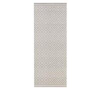 NORTHRUGS Alfombra para Interior y Exterior, 80 x 200 cm, Resistente a la Intemperie, Moderna, geométrica, Rombos, diseño Integral, para balcón, terraza, jardín, jardín de Invierno, salón, Resistente