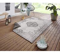 NORTHRUGS Alfombra para Interior y Exterior Cebú, 160 x 230 cm, Reversible, Resistente a la Intemperie, diseño Oriental Vintage, Alfombra para balcón, terraza, jardín, jardín de Invierno, Alfombra de