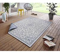NORTHRUGS Alfombra para interior y exterior Leyte, 80 x 150 cm, reversible, resistente a la intemperie, diseño oriental vintage, para balcón, terraza, jardín, jardín de invierno, salón, resistente al