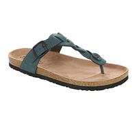 Northside Dina - Sandalias de corcho con puntera abierta para mujer, Verde azulado, 41 EU