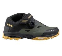Northwave Enduro Mid 2 - Zapatillas de Ciclismo MTB Hombre | Zapatos Mountain Bike Enduro Verde 46
