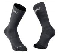Northwave Extreme Pro Calcetines, Negro/Gris, Medium para Hombre