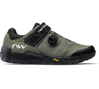 Northwave Overland Plus MTB Trekking 2024 - Zapatillas de Ciclismo, Color Verde/Negro, Verde, 45 EU