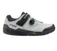 Northwave Overland Plus - Zapatillas de Ciclismo MTB Hombre | Zapatos Mountain Bike y Gravel Gris 45