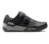Northwave Overland Plus - Zapatillas de Ciclismo MTB Hombre | Zapatos Mountain Bike y Gravel Negro 42