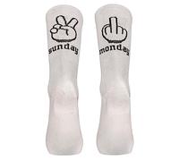 Northwave Sunday Monday Calcetines, Blanco, Large para Hombre
