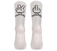 NORTHWAVE Sunday Monday Sock - Hombre - Blanco / Negro - talla 36-39- modelo 2026
