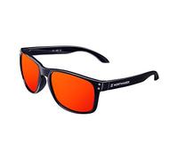 NORTHWEEK Bold Bigspin - Gafas de Sol para Hombre y Mujer, Polarizadas, Negro/Rojo