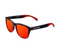 NORTHWEEK Gradiant Gafas de sol, Shine Black/Red Polarized, 45 Unisex