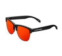 NORTHW ravity Flaka - Gafas de Sol para Hombre y Mujer, Negro/Rojo